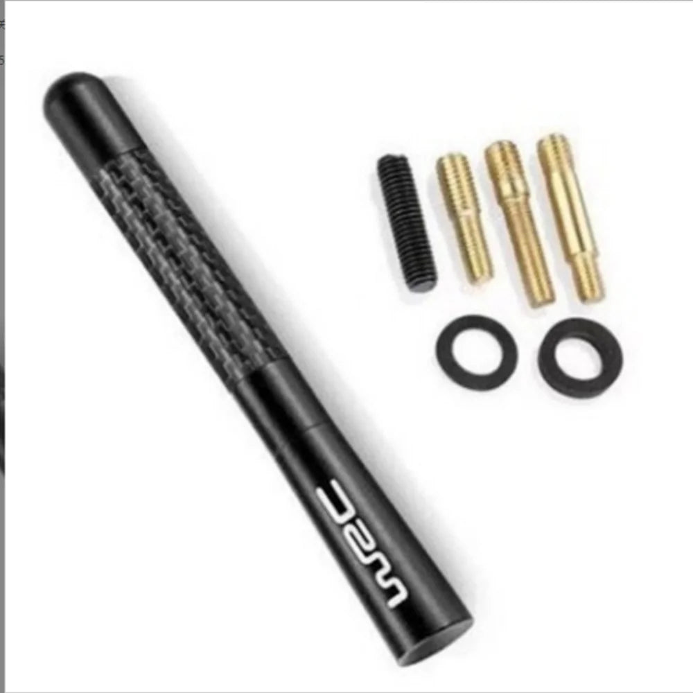 Antenne de voiture en Fiber de carbone style WRC, accessoires automobiles pour Ford Focus 2 3 4 Fiesta Ecosport Kuge Peugeot 206 207 307 308 2008 3008