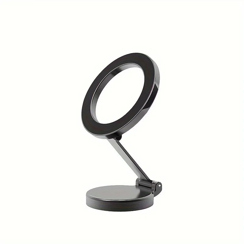 Support de téléphone magnétique pour voiture avec 360 °   Support de tableau de bord pliable rotatif compatible avec tous les smartphones jusqu'à 7 pouces