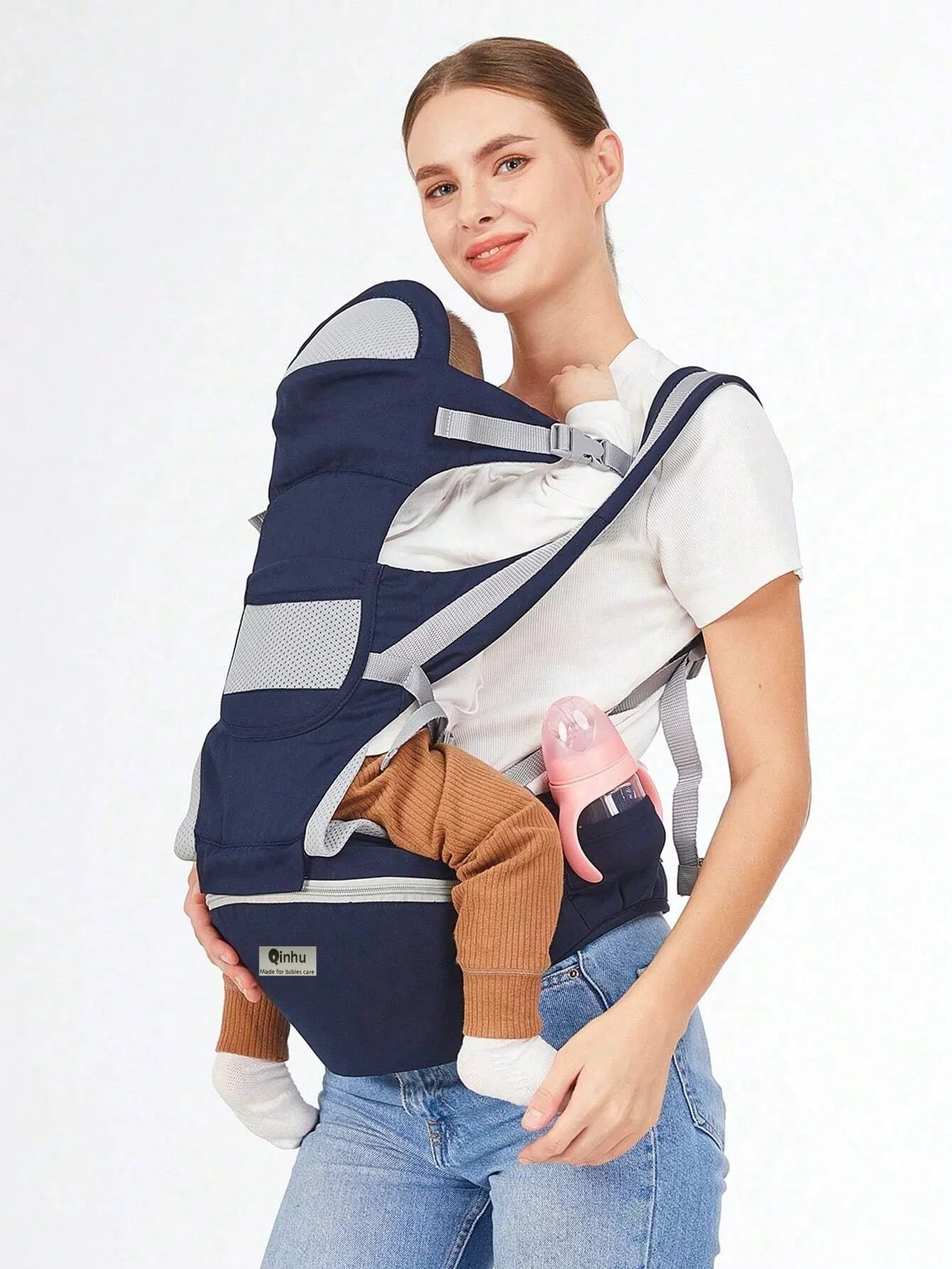 Nouveau porte-bébé ergonomique réglable avec siège de hanche, Portable et multifonctionnel, adapté aux voyages, aux loisirs et à un usage quotidien