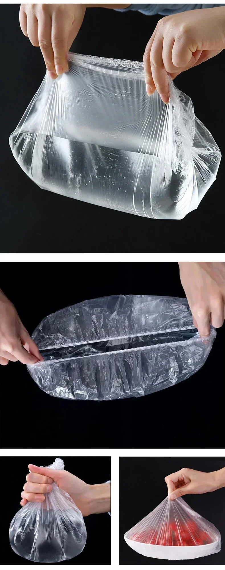 Couvercle alimentaire jetable réutilisable, enveloppe en plastique, couvercles alimentaires élastiques durables pour bols, couvercles d'assiettes élastiques pour sac d'économie de nourriture de cuisine
