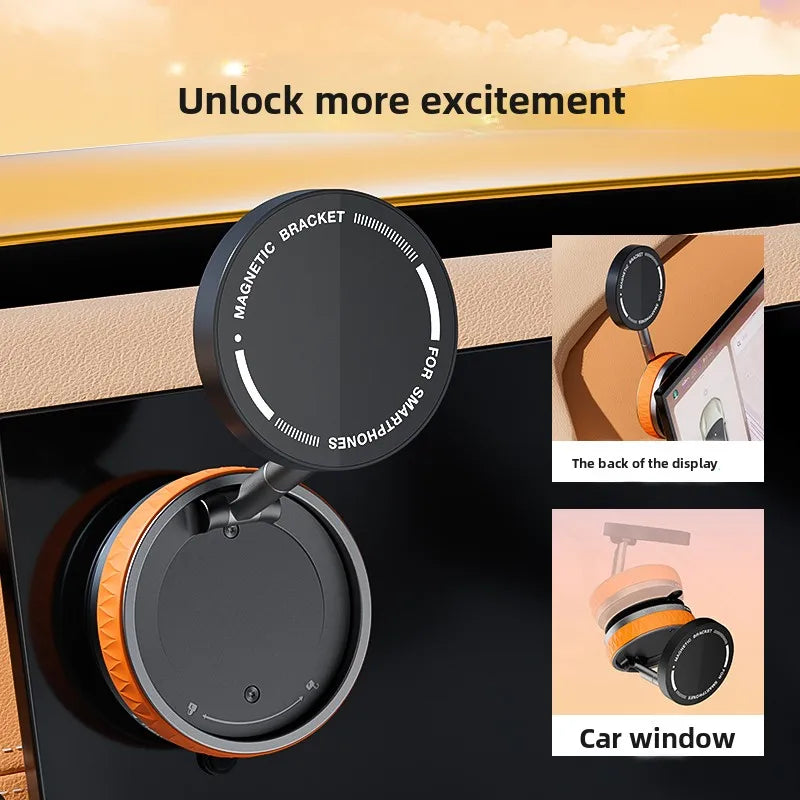 Support de téléphone magnétique pour voiture Magsafe pour support de voiture chargeur sans fil support de ventouses mobiles pour téléphone, 360 °   Téléphone de voiture rotatif