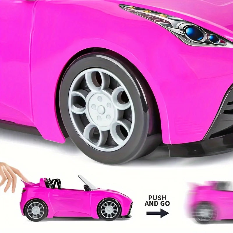Modèle de voiture enfants jouets voiture en plein air enfants jeu maison de poupée accessoires pour 30 cm fille poupée bricolage anniversaire cadeau de noël jouet