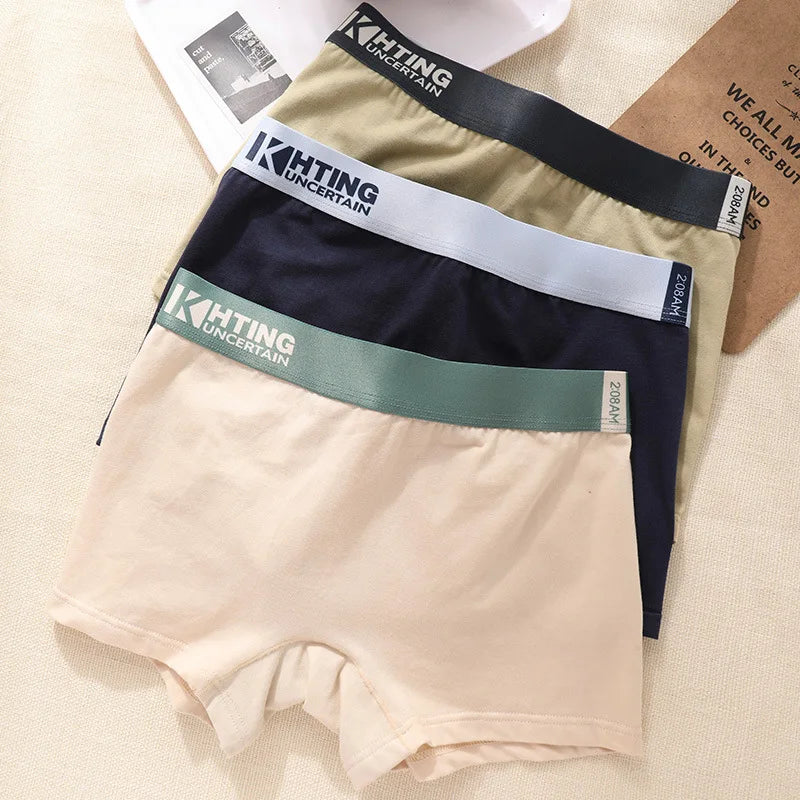 Coton femmes culottes sous-vêtements femmes intimes femme respirant antimicrobien Boyshorts slips Sexy Shorts étudiants boxeurs