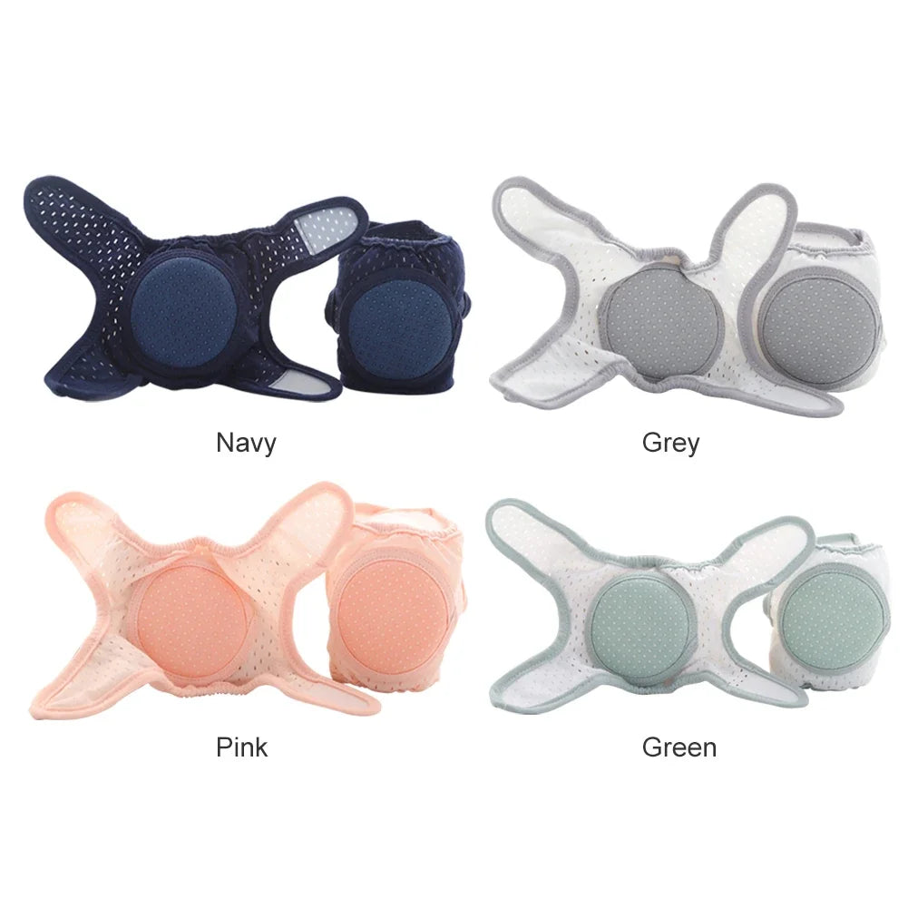 1 paire de genouillères coordonnantes pour bébé, coudières de sécurité pour enfants, protège-jambes pour nourrissons et tout-petits