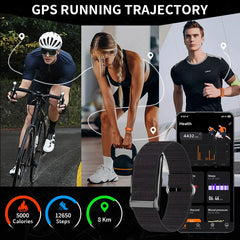 LIGE sans écran montre intelligente hommes Sports de plein air Fitness moniteur de fréquence cardiaque 1ATM étanche nouvelle montre intelligente pour Andrio IOS 2025