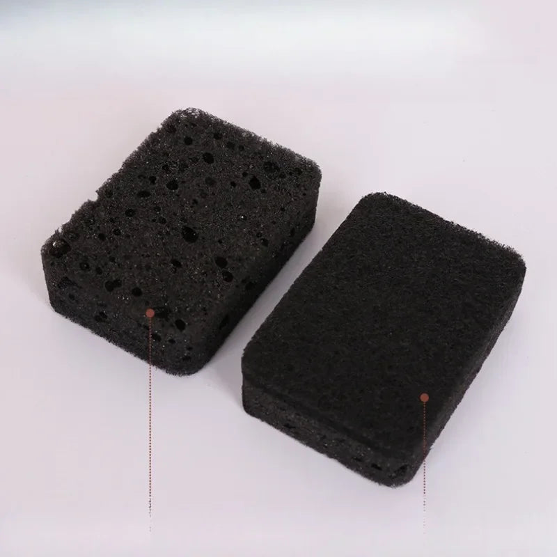 Éponge d'algues noires pour le nettoyage de la cuisine, vaisselle Non grasse, nettoyage de la vaisselle, Pots durables pour brossage de la vaisselle, ménage