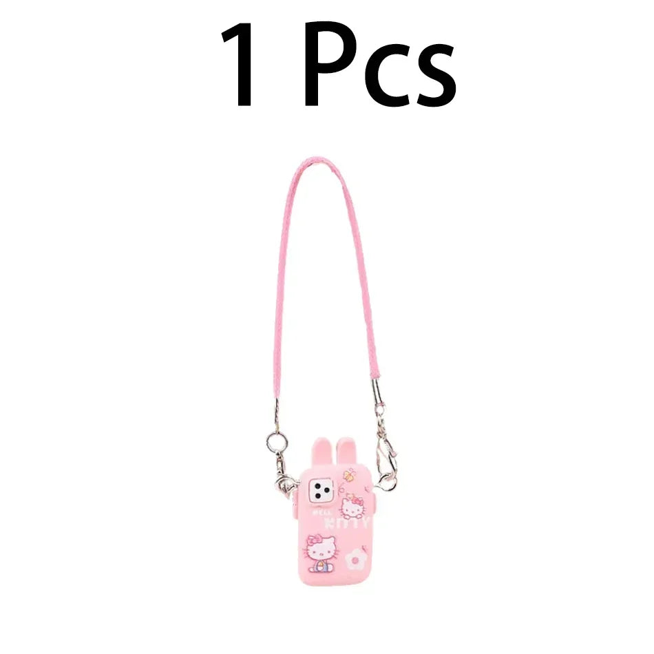 Pour Labubu accessoires pour Crybaby accessoires Style dessin animé appareil photo téléphone sac en peluche poupée accessoires pendentif ventilateur cadeau d'anniversaire