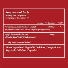 Suppléments Beta Ecdysterone et Turkesterone – Améliore l'endurance des exercices, augmente la masse musculaire et la masse musculaire magre