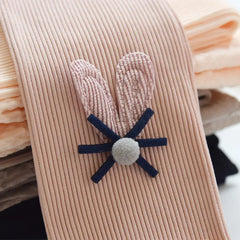 Girls' cotton leggings with elastic waistband, cute pants for babies and children, autumn and spring collection