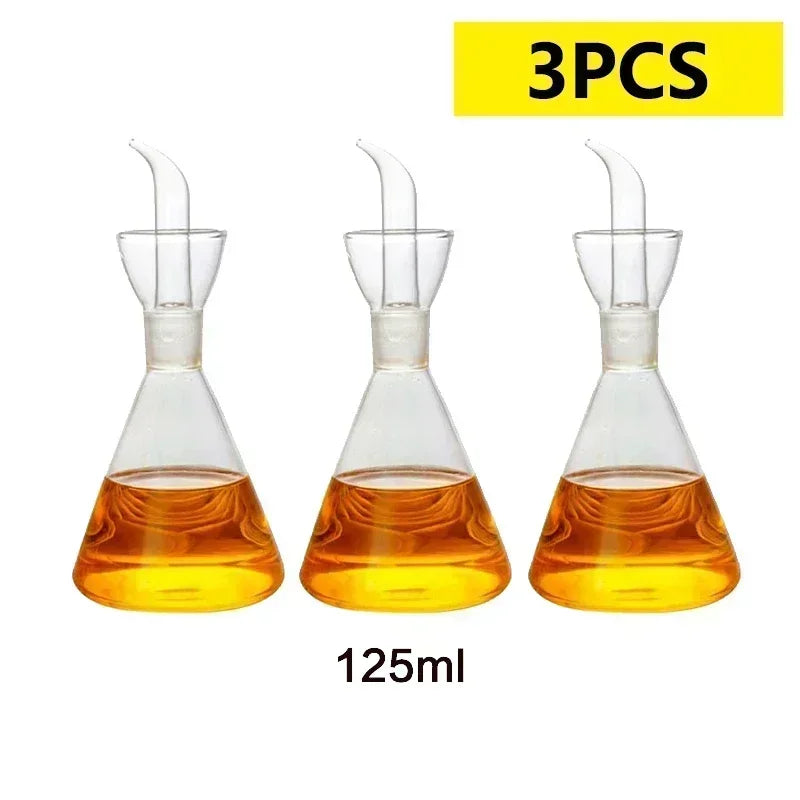 Pot d'huile en verre à haute teneur en Borosilicate, Pots d'huile et de vinaigre anti-fuite pour la cuisine, Pot de Sauce soja, réservoir d'huile, bouteille d'huile d'assaisonnement