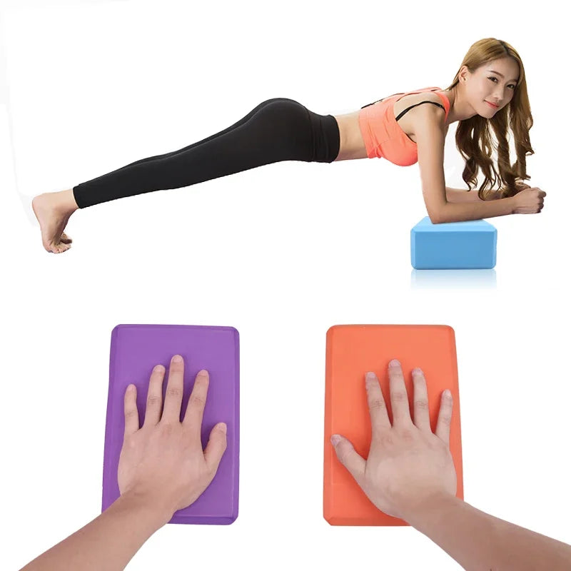 Blocs de gymnastique EVA, brique en mousse, exercice d'entraînement, ensemble de Fitness, outil, traversin de Yoga, coussin d'étirement, façonnage du corps, blocs de Yoga