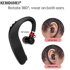 Casque sans fil Bluetooth 5.0, écouteurs d'affaires simples et durables, oreilles gauche et droite, écouteurs généraux pour téléphones mobiles