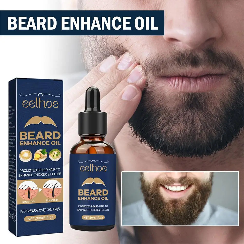 Huile à barbe pour hommes, adoucit et renforce le coiffage, soin de la barbe, nourrissant, naturel, 30ml, 2 pièces