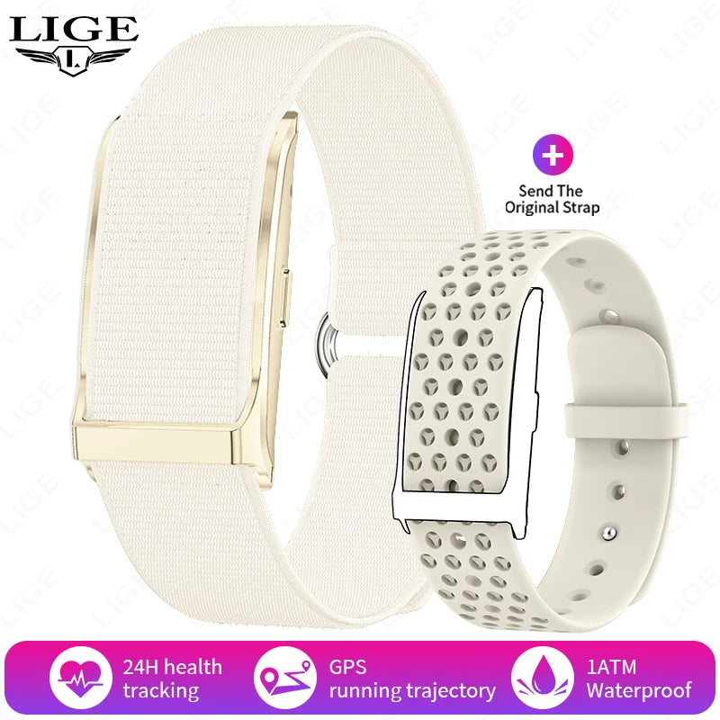 LIGE sans écran Bracelet intelligent fréquence cardiaque pression artérielle moniteur de sommeil podomètre sport Fitness Tracker hommes femmes Smartwatch 2025