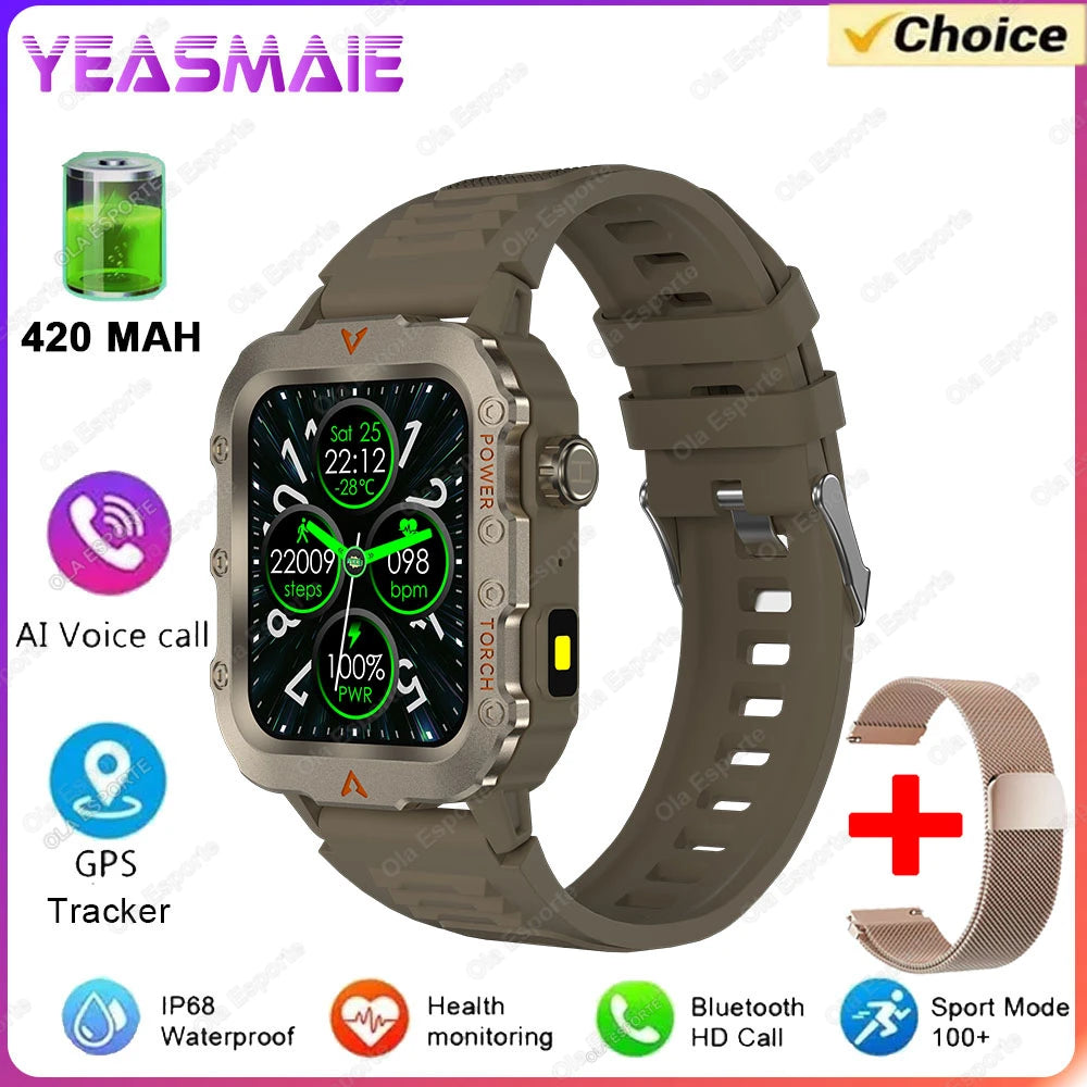 Montre intelligente de Sport en plein air avec éclairage Led hommes femmes montres Fitness Track ECG + PGG montre intelligente