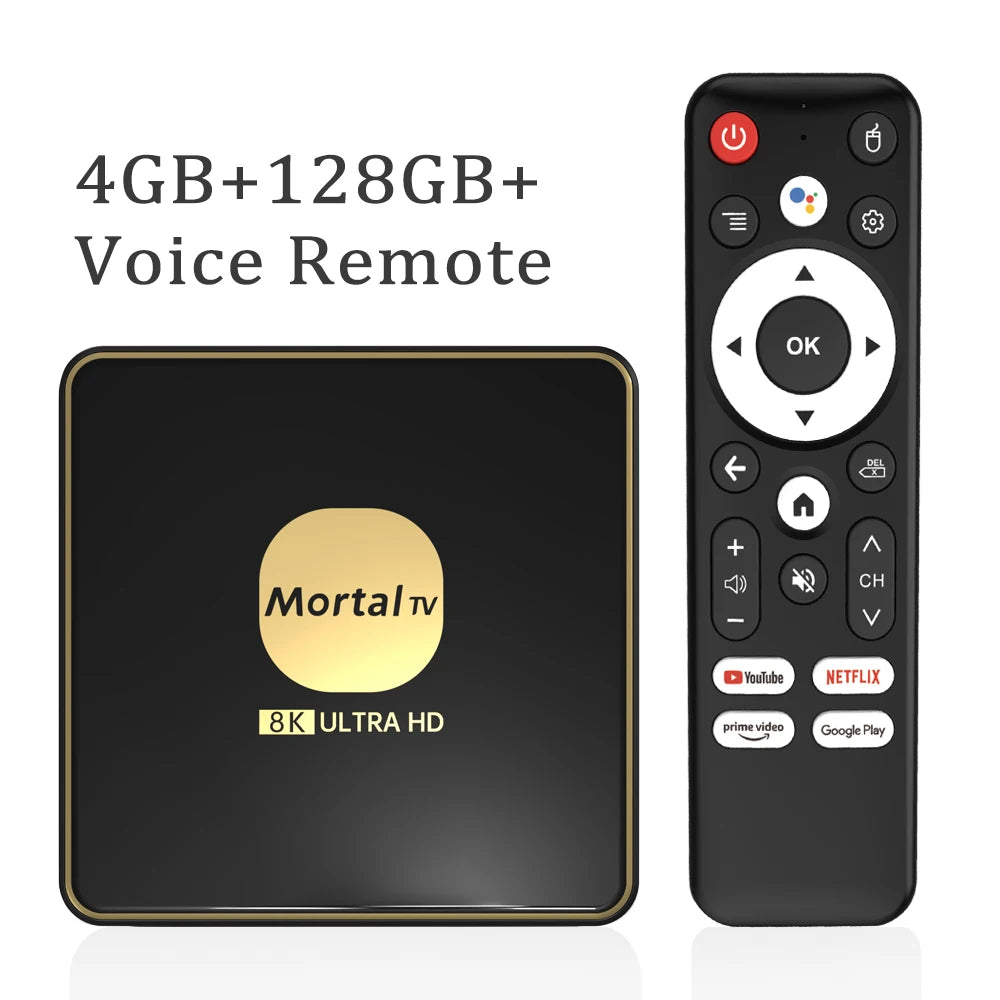 Boîtier Smart TV android 13, wi-fi 6, lecteur multimédia en Streaming 4K HDR10, Rockchip3528, 4 go 64 go, grande mémoire, Bluetooth, Chromecast TV Box T3