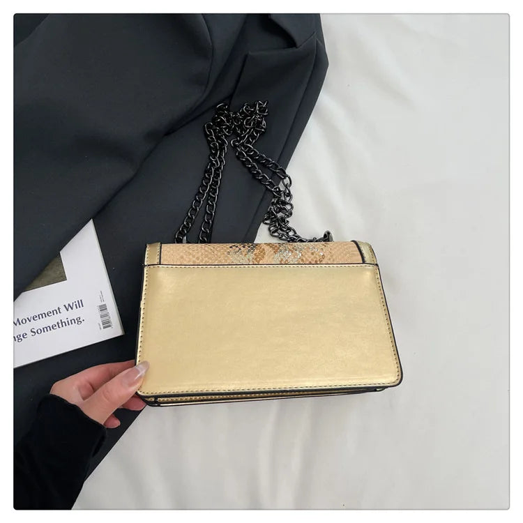Sac à bandoulière simple pour femmes, style coréen, à la mode, design de niche décontracté, chaîne polyvalente, exquis, style occidental