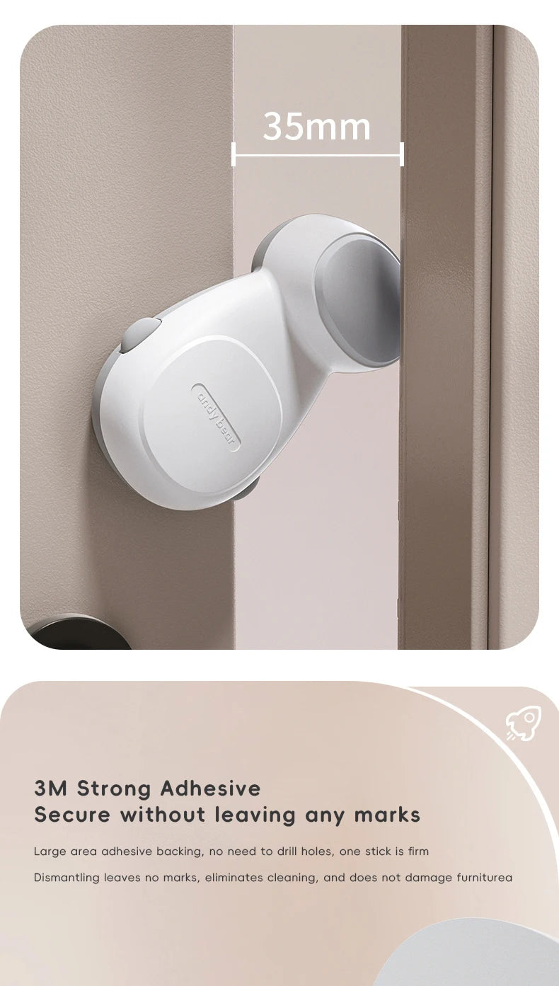 Butoir de porte de sécurité pour bébé, arrêt de porte de sécurité pour enfants, empêche la fermeture de la maison, maintient automatiquement la main Anti-pincement en toute sécurité pour bébé