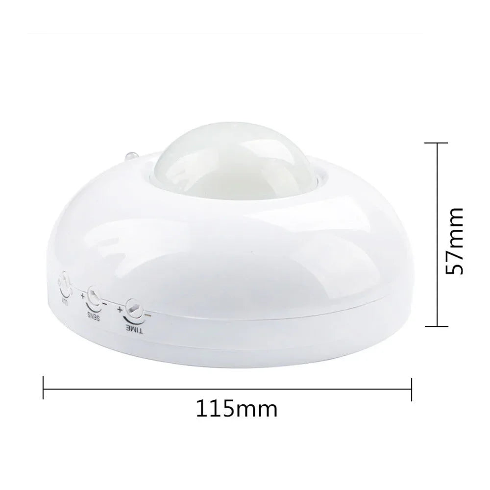 Lampe LED avec détecteur de mouvement PIR, interrupteur de vie intelligent, détection automatique, mini veilleuse sensible, 220V