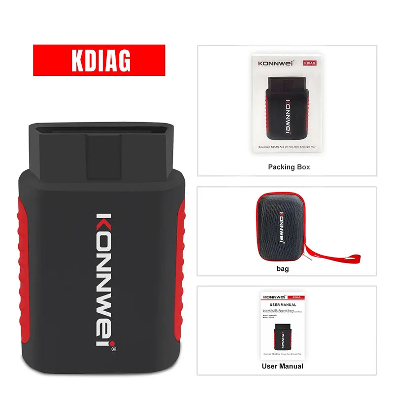 2026 KONNWEI KDIAG système complet Scanner automatique réinitialiser SAS EPB Service ECU programmeur OBD OBD2 outil de Diagnostic de voiture pk Thinkdiag MINI