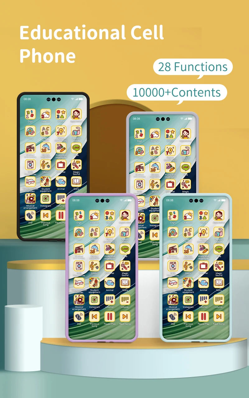 Jouet téléphone portable jouets éducatifs téléphone portable bébé enfant jouet éducatif téléphone modèle de téléphone portable jouet pour enfants anniversaire cadeau de noël