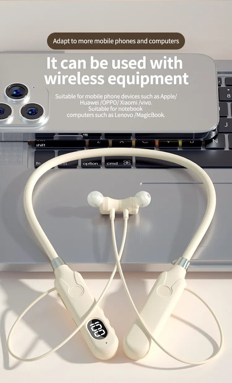 BT-12 Sans Fil Bluetooth Écouteurs Casque Président kband Sports De Plein Air Casque avec Bouton D'affichage Contrôle Écouteurs pour La Musique