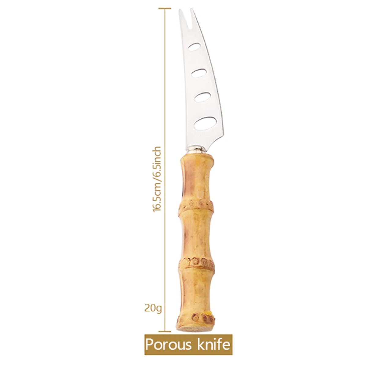 Ensemble de couteaux à fromage en bambou, couverts à fromage, trancheur de fromage en acier inoxydable, Mini couteau couteau à beurre, spatule fourchette outils de cuisine