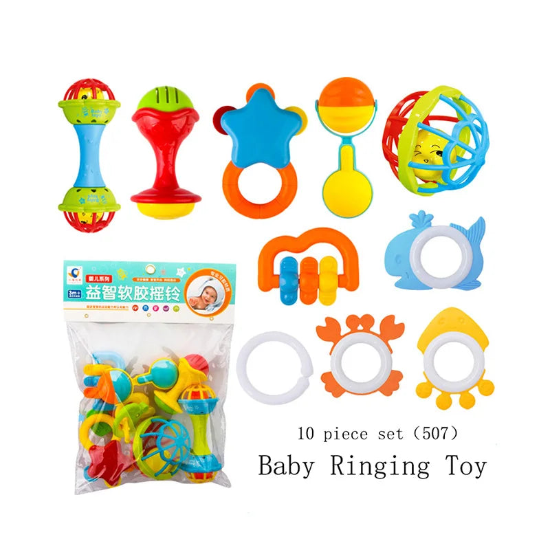 Hochet de développement précoce pour bébés de 0 à 12 mois, jouets de dentition pour nouveau-nés, jeux pour bébés, jouets, hochet de dentition