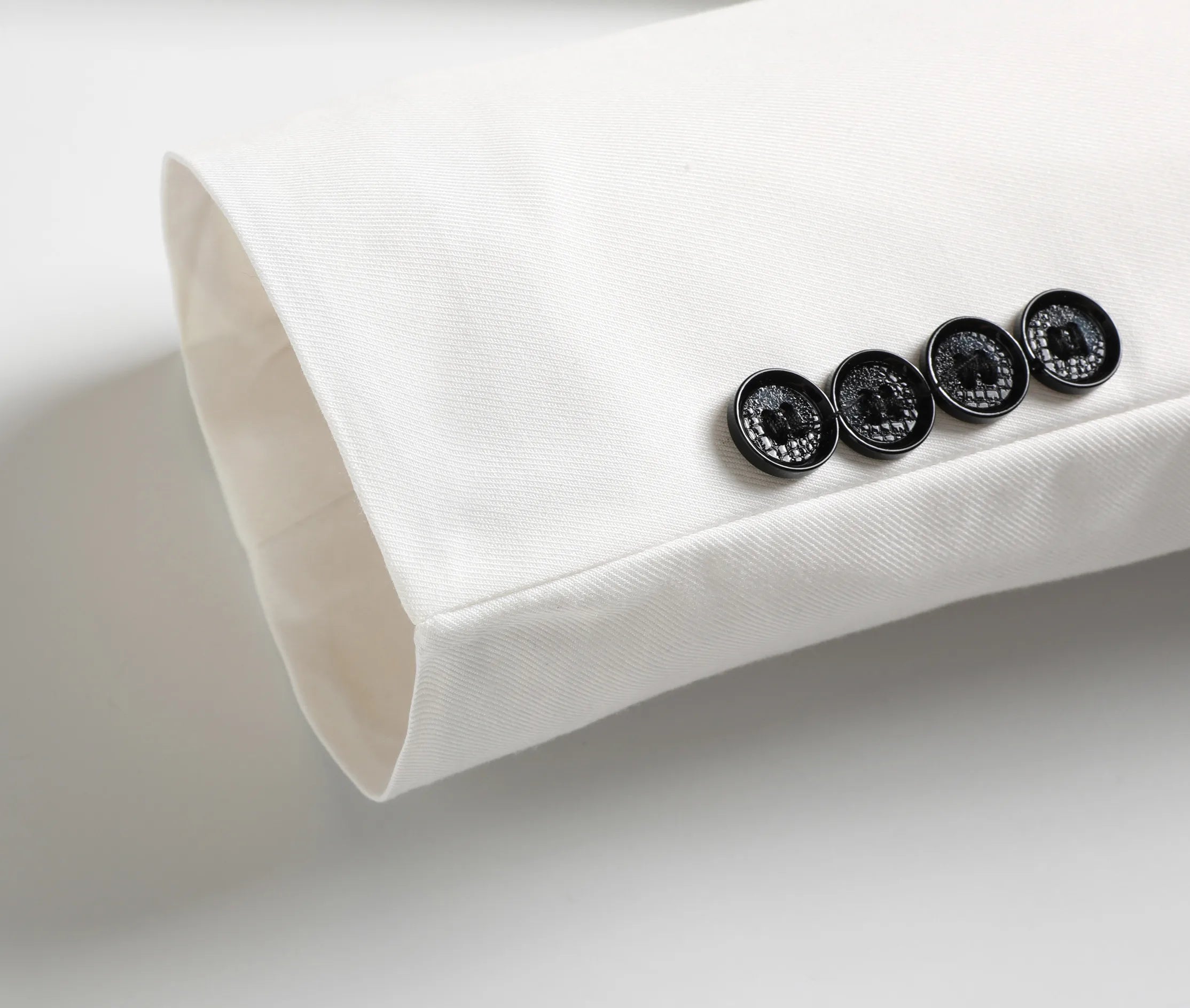 Costume blanc trois pièces pour hommes, Anti-rides, sans fer, costume formel d'affaires en fourrure antiadhésive, vêtements de travail sur le lieu de travail quatre saisons Dr