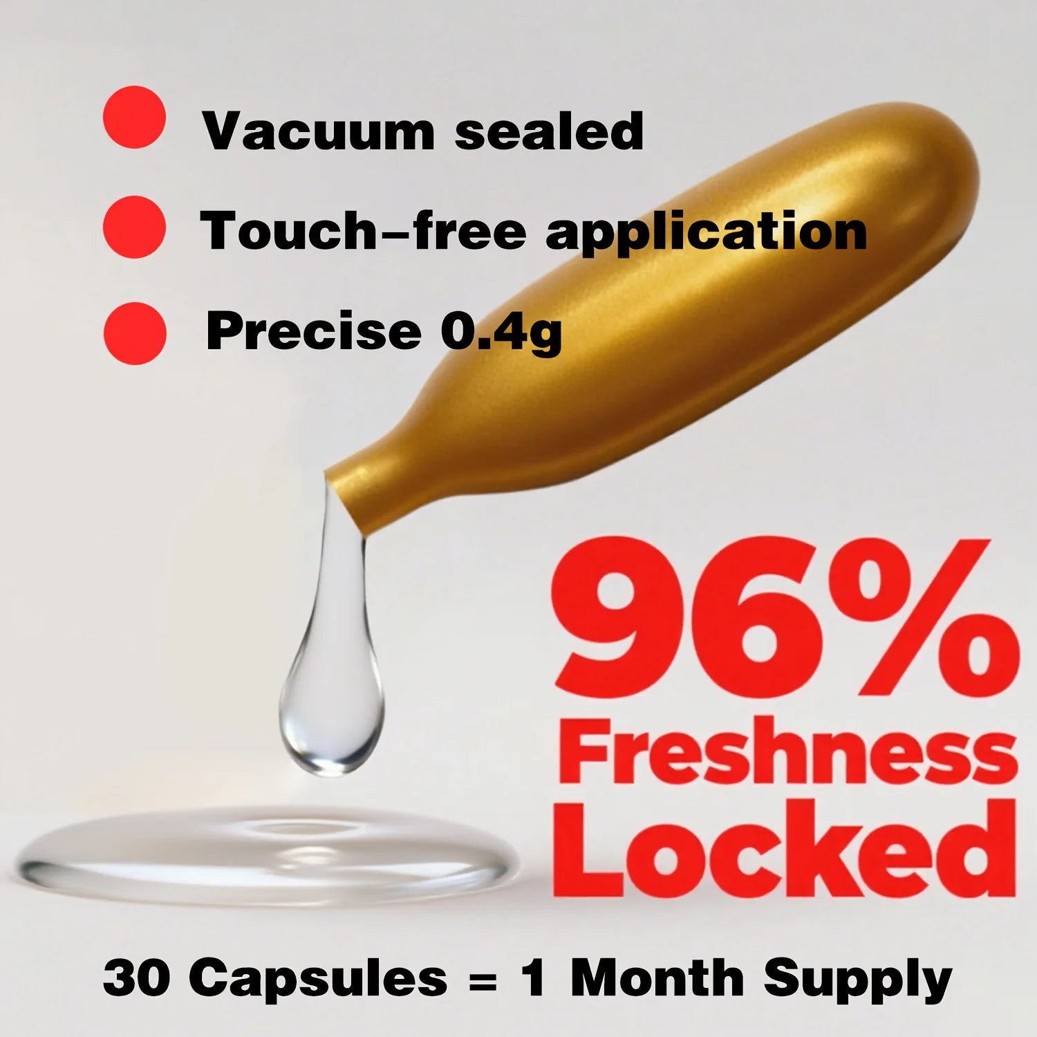 Capsules de sérum à la vitamine E, capsules d'essence à usage unique, peau du visage hydratante et hydratante, 90 capsules/bouteille - 1 bouteille
