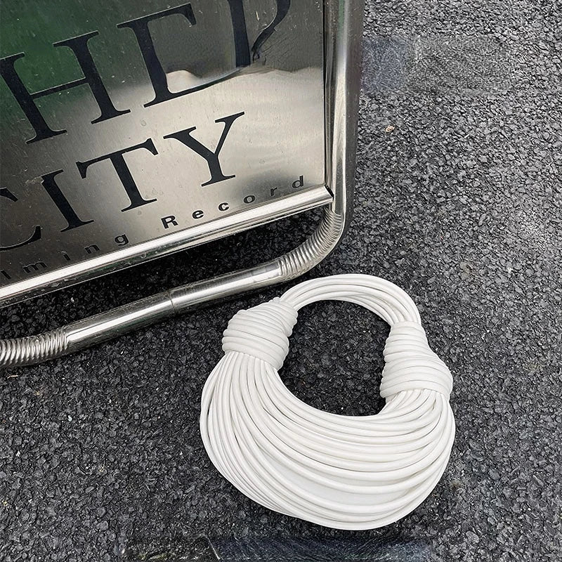 Sacs à main pour femmes 2025 nouveau en or marque de luxe de créateur sacs à nouilles tissés à la main corde nouée tiré Hobo argent pochette de soirée