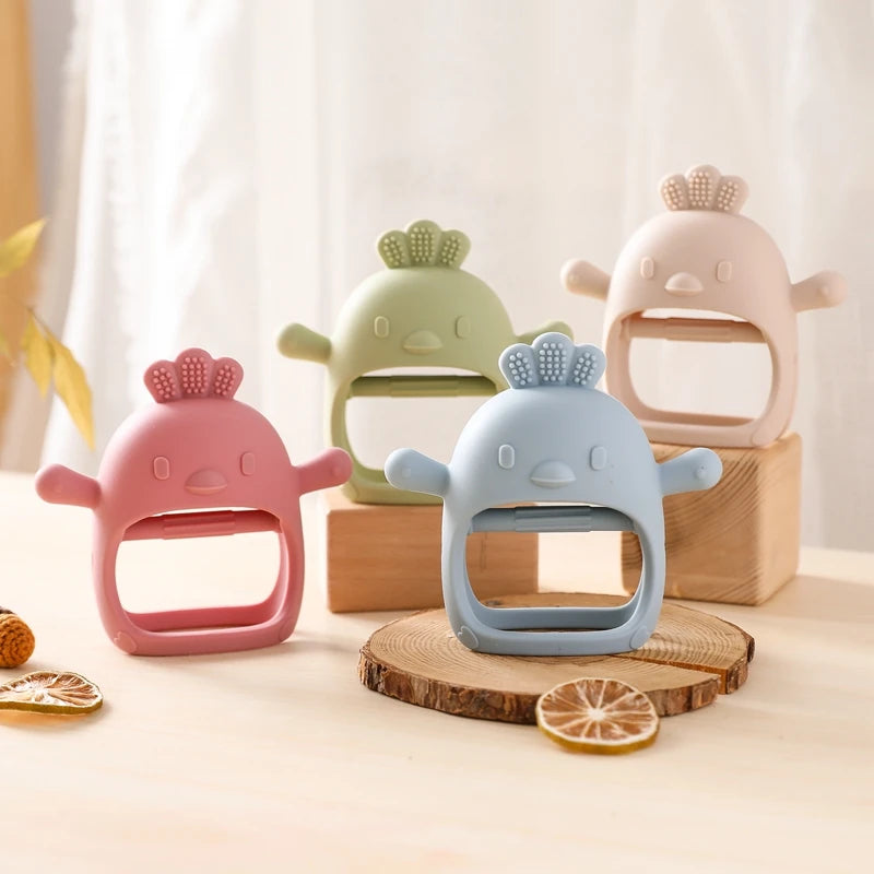 Anneau de dentition en Silicone pour bébé de 0 à 6 mois, 1 pièce, accessoires d'allaitement, anneaux de dentition Kawaii, bijoux d'allaitement, accessoires de dentition, jouets à mâcher pour bébé