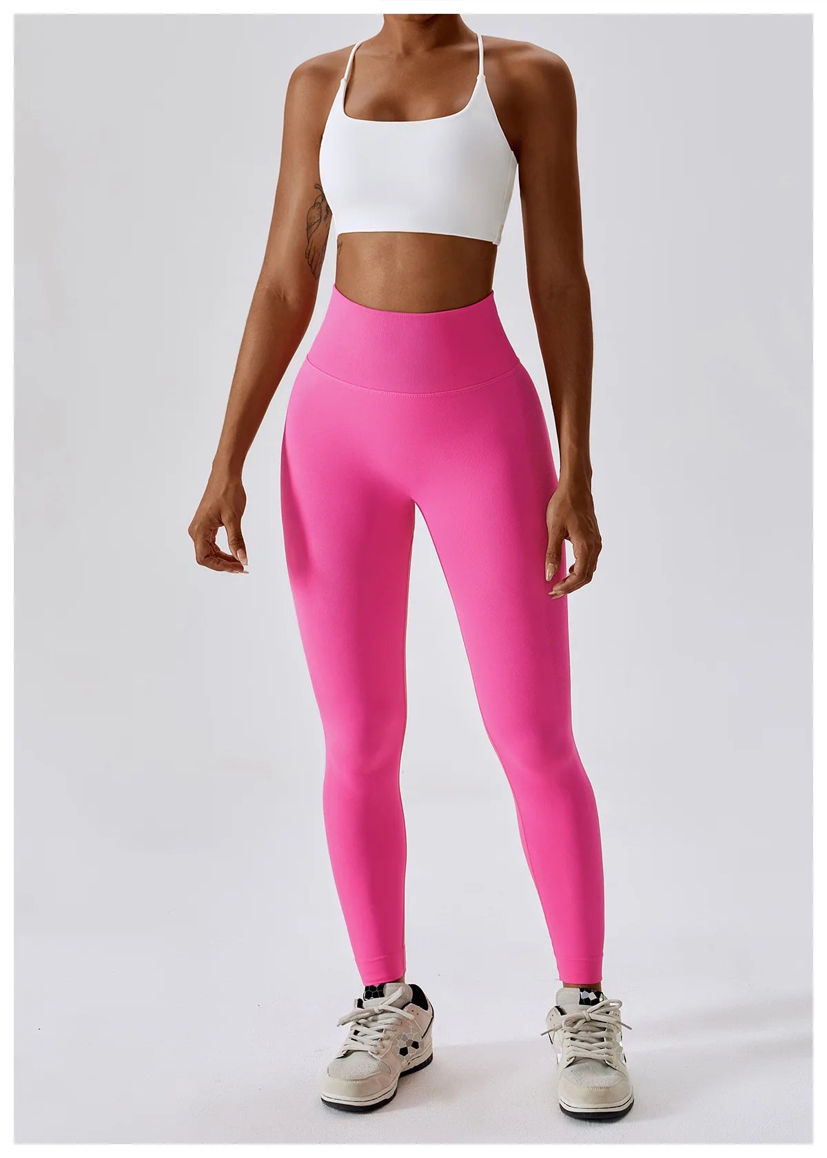 Leggings de Yoga femmes Fitness course taille haute pantalon mince Push Up Sport Scrunch fesses Legging gymnastique athlétique Jogging entraînement femme