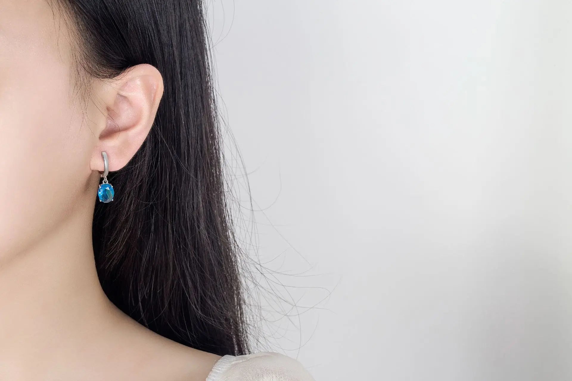 ElassorZkeys-Ensembles de bijoux en argent regardé 925 pour femmes, bague, collier, boucles d'oreilles, accessoires de luxe, offres
