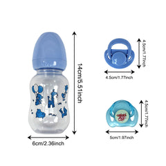 Jolis accessoires de poupée Reborn, sucette magnétique et biberons, fournitures factices pour nouveau jouet de poupée bébé Reborn