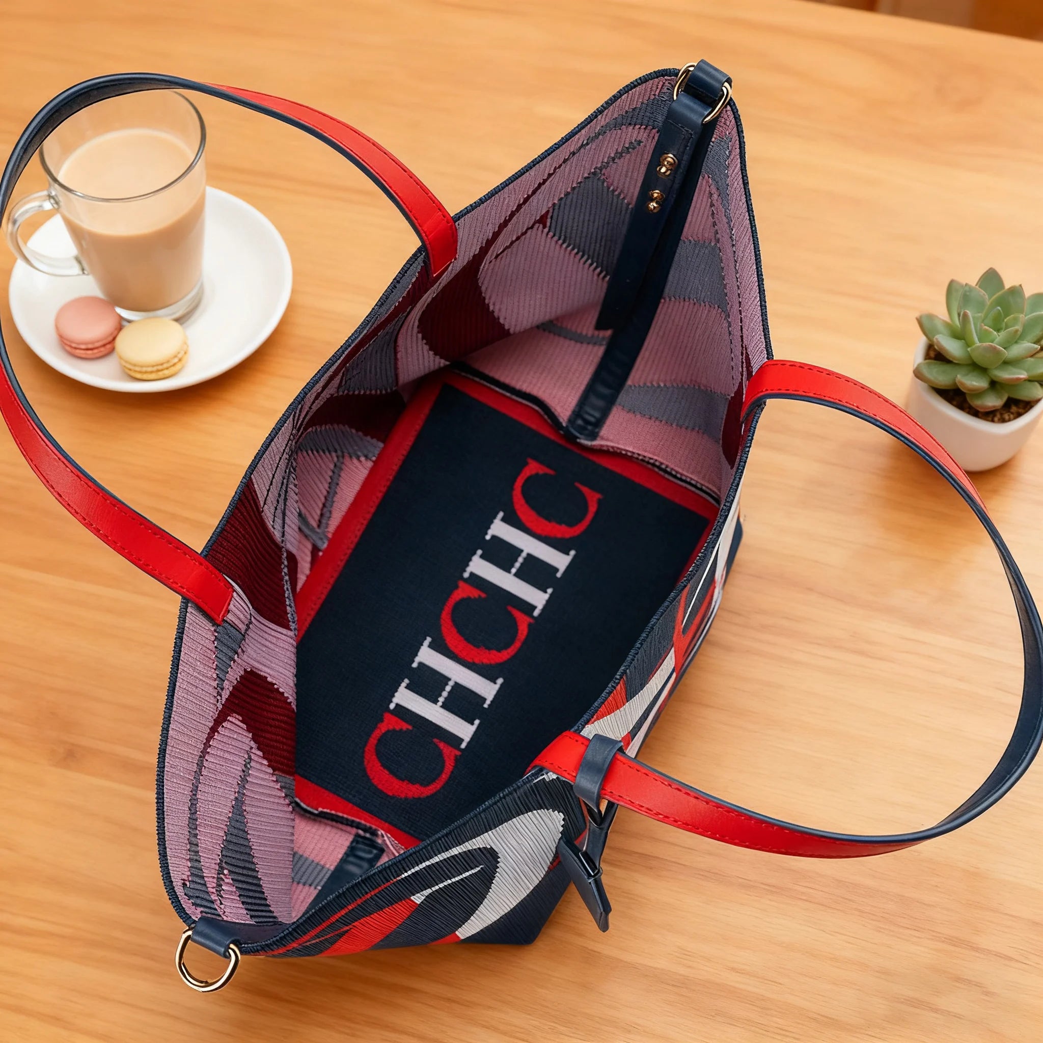 CH sac à main femme Design rétro grande capacité sac à provisions à la mode multifonctionnel vacances essentiel sac seau femme