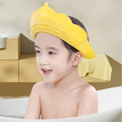 Baby shower cap, shampoo, eye protection, water cover, baby care, hair washing, adjustable shower cap for children 0-6 years old