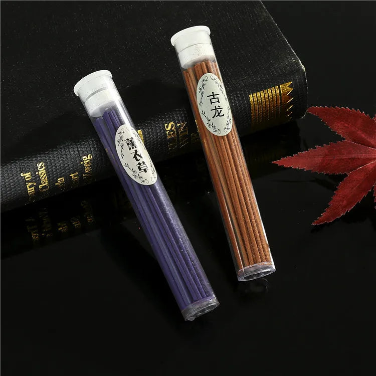 Bâton d'encens naturel fait à la main, bâtons d'aromathérapie, 50 bâtons par boîte, bois de santal, lavande, méditation, encens de chambre à coucher