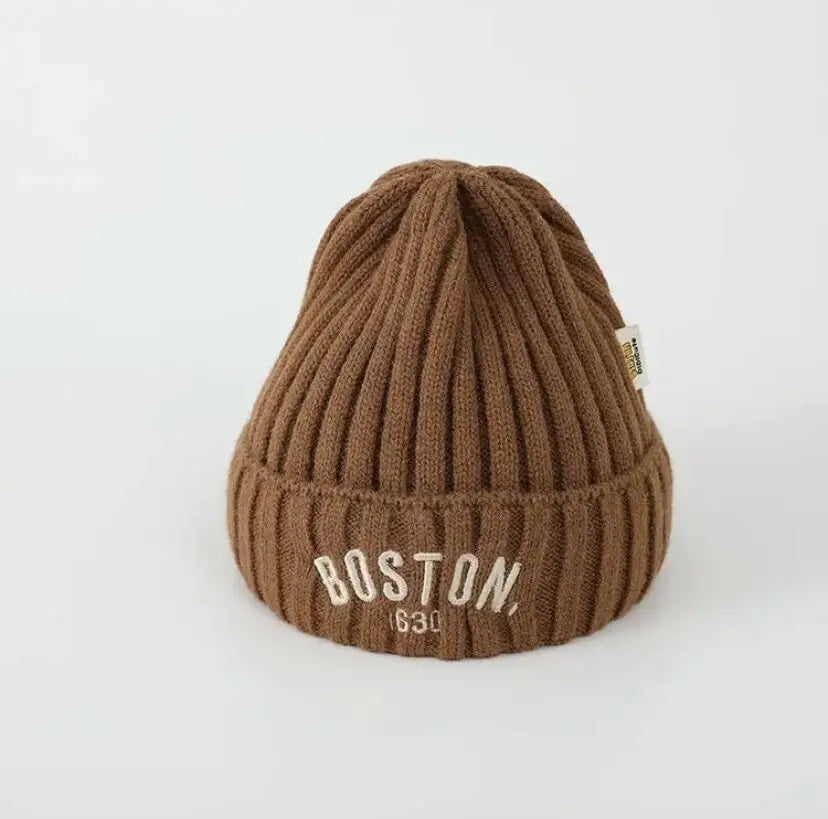 Chapeau de Protection en Laine pour Bébé, Épais et Chaud, Version Coréenne, Cadeau d'Hiver pour Enfant