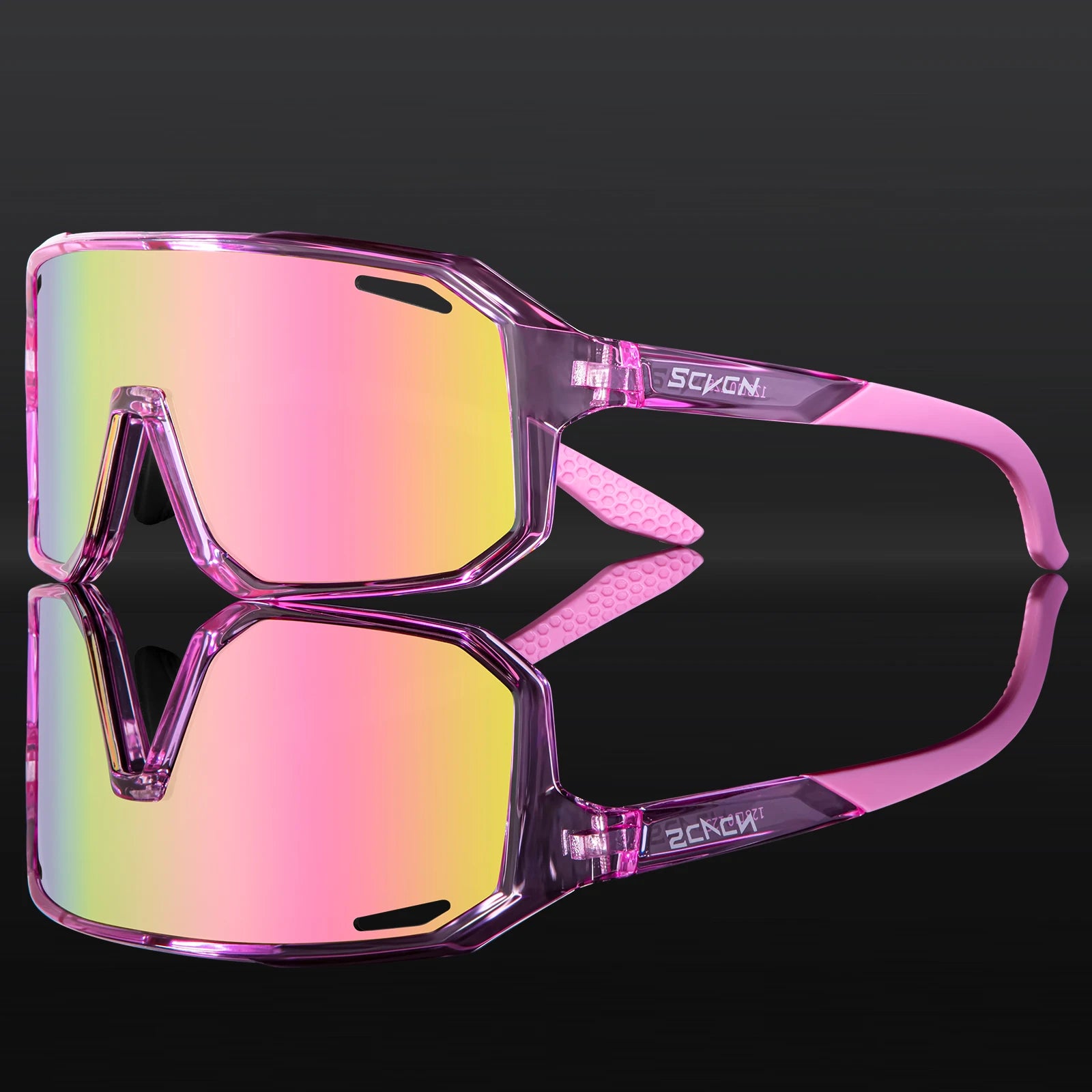 SCVCN enfants cyclisme lunettes de soleil enfants cyclisme lunettes UV400 vélo lunettes filles vtt Camping pêche Sports de plein air accessoires