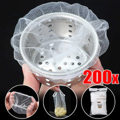 Disposable Sink Strainer Mesh Bags, 200/100/30 Pieces, Kitchen Sink Strainer, Drain Hole, Anti-Clogging Trash Bag, Cleaning Net