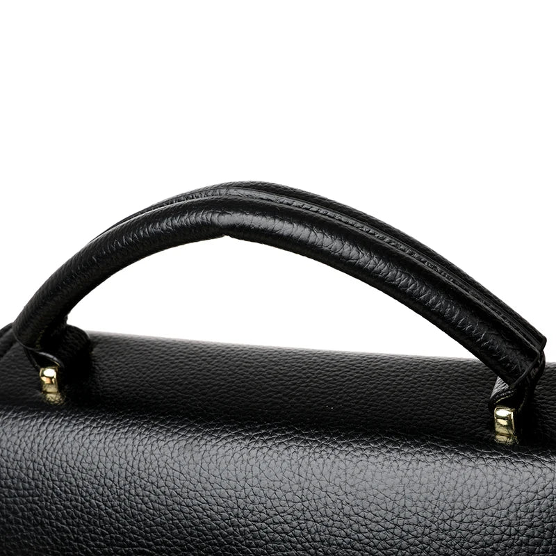 Women's soft leather top-handle bags, luxury design, insider messenger bags, high-quality handbags and purses, CommConsul Handbag 