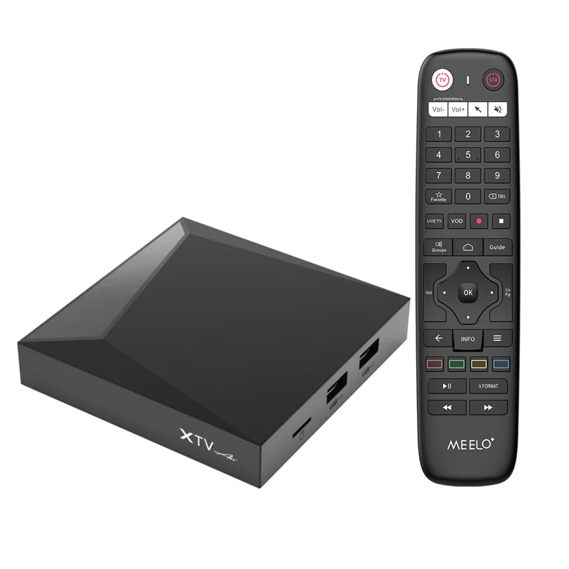 XTV Air nouvelle boîte TV la plus intelligente Amlogic S905W2 Quad Core 1.8 GHz 4K HDR + BT HD LAN 100M AV1 boîte de télévision intelligente XTVAIR