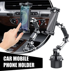 Support de téléphone portable magnétique pour voiture, rotation à 360 degrés, bras réglable, support de verre universel pour tablette et téléphone pour iPad Pro