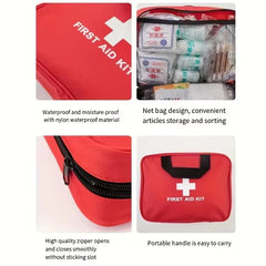 Trousse de premiers secours, fournitures médicales d'urgence polyvalentes, sac médical portable, pour la randonnée en plein air, le camping et plus de sauvetage