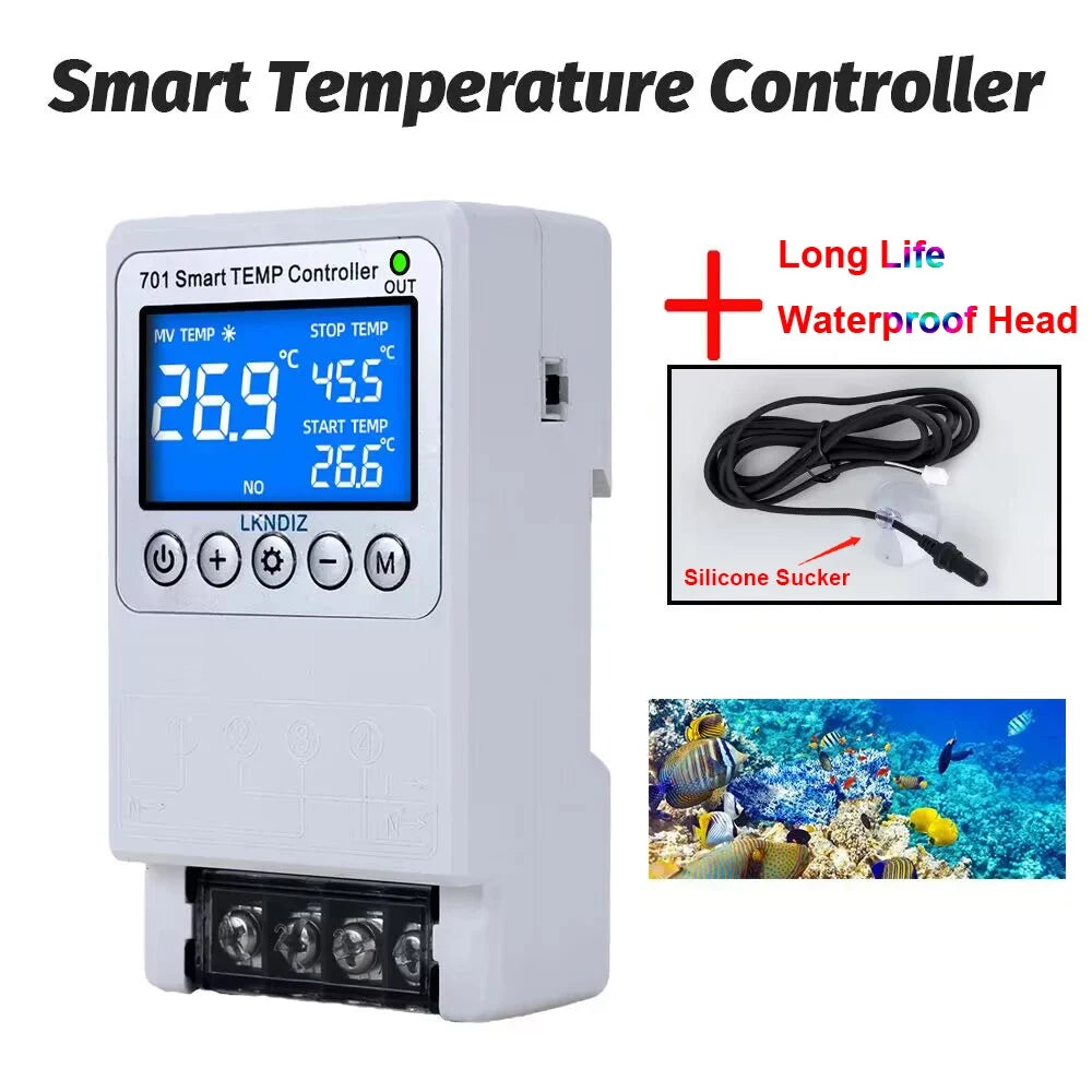 Contrôleur WIFI intelligent de température, Thermostat Constant, interrupteur de contrôle de synchronisation, contrôle du Cycle, Option de tête de capteur Multiple