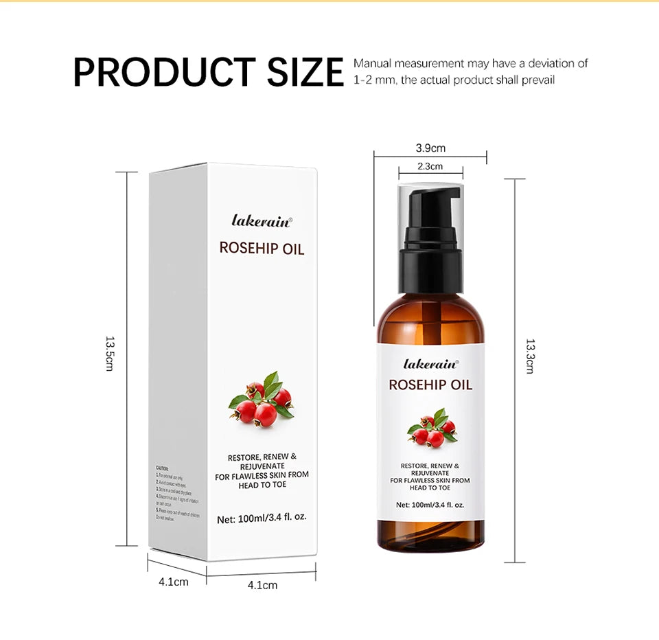 Huile de rose musquée biologique, huiles pour le visage, 30ml, soins pour la peau à absorption rapide, hydratant, huile pour le visage, Essence de graines de rose musquée biologique