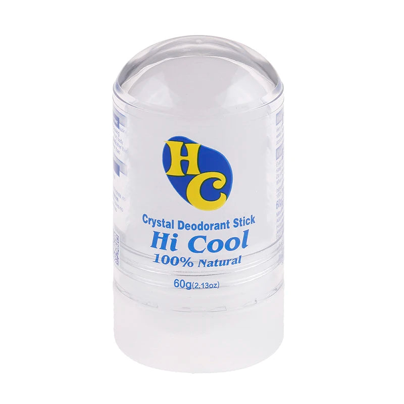 Bâton de déodorants 100% naturels, 60g, cristal d'aluminium, bâton déodorant, élimination des aisselles