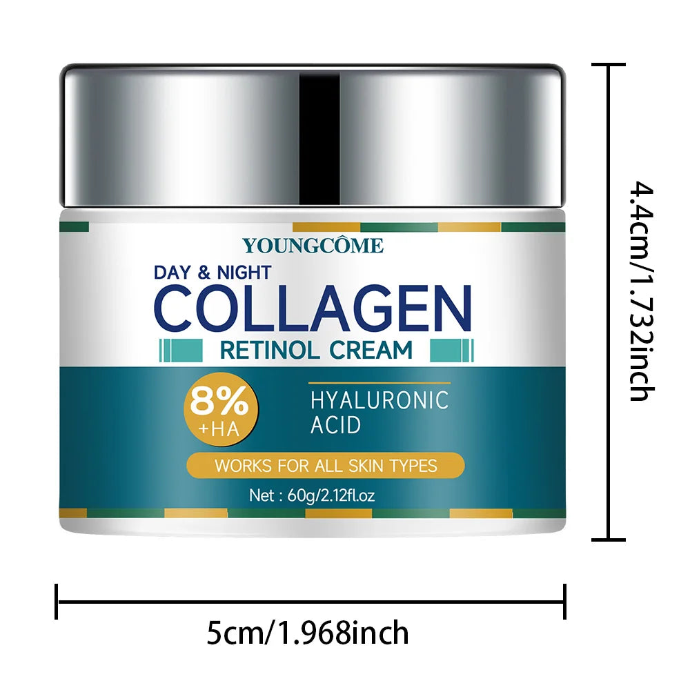 Crème au collagène qui hydrate en profondeur, nourrit la peau pour restaurer titut, anti-rides et vieillissement, rétrécit les pores