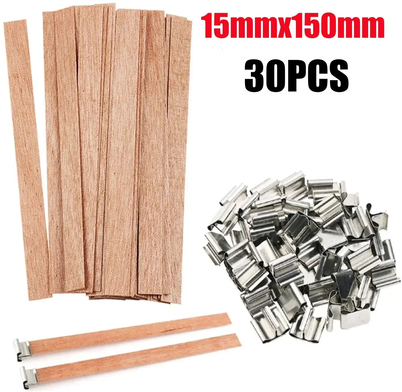 Bougie en cire de soja faite à la main, mèche en bois, bricolage, bougie d'aromathérapie, mèche à Induction unique, bougie en cire de paraffine, Guide d'artisanat
